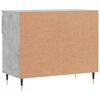 vidaXL Shoe Cabinet Concrete Grey Engineered wood, Metal Medium
