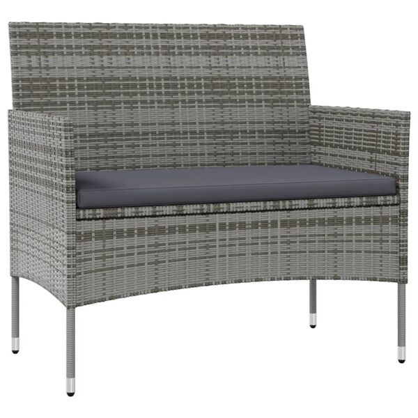 vidaXL Garden Lounge Set Grey, Dark Grey