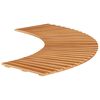 vidaXL Hot Tub Step Natural Wood Solid Acacia Wood Adjustable Modular