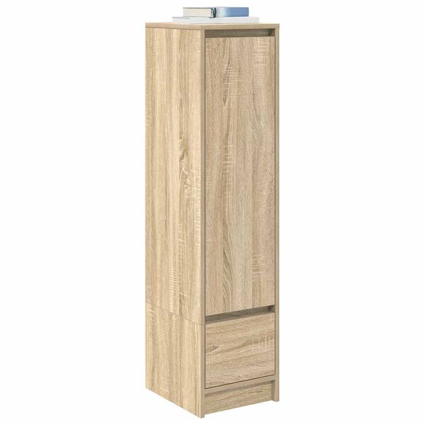 vidaXL Highboard Sonoma oak Engineered wood Medium Adjustable Armrests