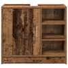 vidaXL Bathroom Cabinet with Shelf Old Wood 24.80 x 11.42 x 21.65 in