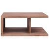 vidaXL Coffee Table Brown Solid Teak Wood 27.6 x 27.6 in Coffee Table