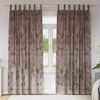 vidaXL Velvet Curtains 2 pcs Cappuccino 96.46 x 55.12 in Velvet