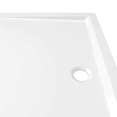 vidaXL Rectangular ABS Shower Base Tray White 31.5"x43.3"
