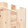 vidaXL Garden Raised Bed Natural Wood Solid Pine Wood