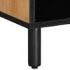 vidaXL TV Cabinet Brown Solid Mango Wood Medium TV Cabinet Rectangular