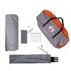 vidaXL Storage Tent Gray and Orange Waterproof