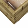 vidaXL Garden Planter Natural Wood Solid Pine Wood Medium Durable