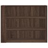 vidaXL Wall Cabinet Brown Oak Engineered Wood Medium Wall Cabinet