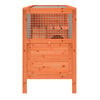 vidaXL Rabbit Hutch Brown Solid pine wood Standard Durable