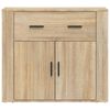 vidaXL Sideboard Sonoma oak Engineered wood Medium Sideboard