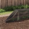 vidaXL Netting Tunnel Set of 3 Black PE (Polyethylene) and Steel