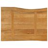 vidaXL Table Top 31.5"x23.6"x1.5" Live Edge Solid Wood Mango