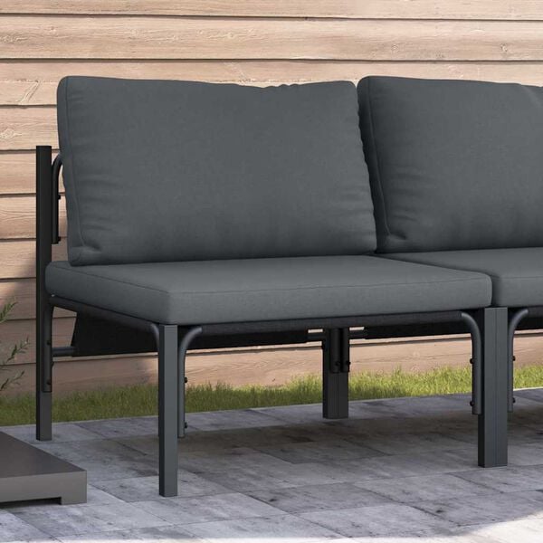 vidaXL Outdoor Furniture Anthracite 31.50 x 31.50 x 27.95 in Steel