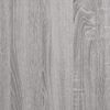 vidaXL Shoe Cabinet Grey Sonoma Engineered wood, Metal Standard