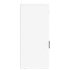 vidaXL Storage Cabinet White Engineered wood 22.2 x 15.4 x 35.4 in