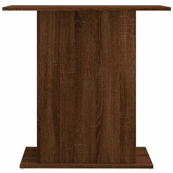vidaXL Aquarium Stand Brown Oak Engineered Wood Medium Storage