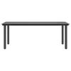 vidaXL Garden Dining Set Black, Dark Grey