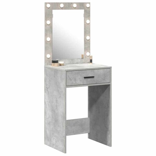 vidaXL Dressing Table Concrete grey 50 x 41 x 135 cm Engineered wood
