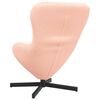 vidaXL Egg Chair Pink 24.80 x 28.74 x 35.43 in Fabric