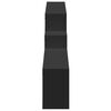 vidaXL Wall Cabinet Black Engineered wood 62.2x7.1x20.9 in Wall Cabinet