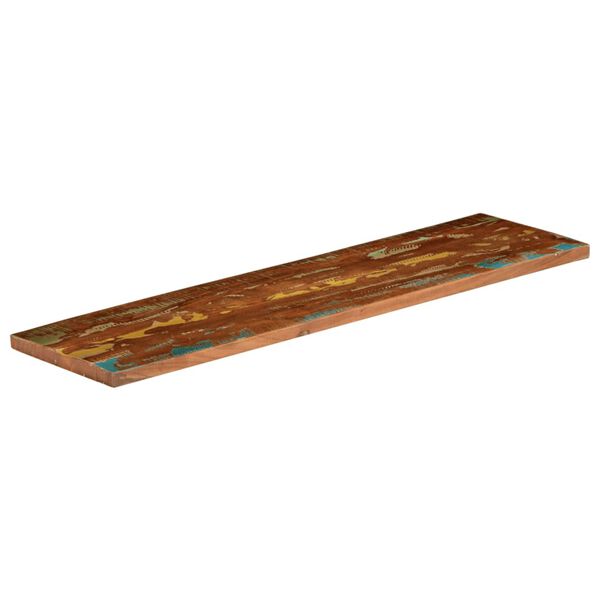 vidaXL Table Top Mixed colors Solid reclaimed wood 43.3x11.8x1.5 in
