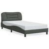 vidaXL Bed Frame Dark grey