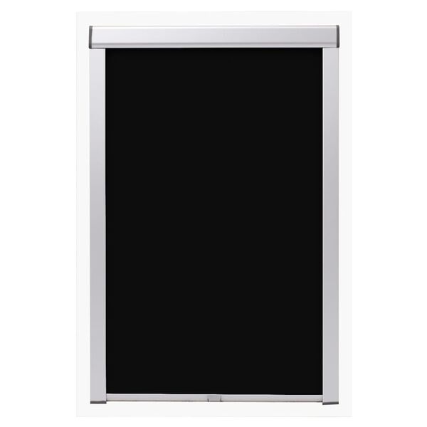 vidaXL Blackout Roller Blinds Black U08/808