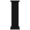 vidaXL Plant Stand Black Oak 12.99 x 12.99 x 39.37 in Engineered wood