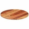 vidaXL Table Top Brown Solid Acacia wood 19.7 in Diameter Durable