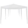 vidaXL Party Tent White Polyethylene roof and steel frame 10x30 feet