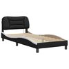 vidaXL Bed Frame Black and White