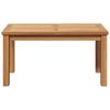 vidaXL Coffee Table Brown 27.56 x 15.75 x 14.17 in Solid Teak Wood