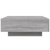 vidaXL Coffee Table Gray Sonoma Engineered wood 31.5x31.5x12.2 in