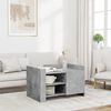 vidaXL Coffee Table Concrete Grey Engineered Wood Medium Coffee Table