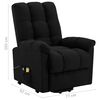 vidaXL Stand Up Massage Chair Black Fabric (100% polyester), plywood, iron