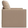 vidaXL Sofa Bed Cappuccino 29.13 x 30.31 x 31.89 in Artificial Leather