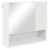 vidaXL Bathroom Furniture Set Wall-mounted 2 pcs White Engineered wood