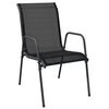 vidaXL Garden Dining Set Black, Anthracite