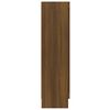 vidaXL Vitrine Cabinet Brown Oak Engineered wood 45.3 in high