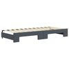vidaXL Daybed With Trundle Dark gray