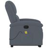 vidaXL Stand Up Massage Recliner Chair Dark grey