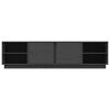 vidaXL TV Cabinet Grey Solid pine wood Large TV Cabinet Rectangular