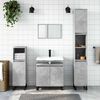 vidaXL Bathroom Cabinet Concrete grey Engineered wood, Iron Medium