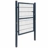 vidaXL Fence Gate Steel 39.4"x78.7" Anthracite