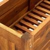 vidaXL Raised Bed Warm Rustic Acacia Wood Large Raised Bed Rectangular