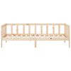 vidaXL Day Bed Natural Wood Solid Pine Wood 35.4x74.8 in