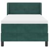 vidaXL Box Spring Bed Dark Green 78.74 x 35.43 in Polyester
