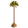 vidaXL Christmas Tree Green and brown PVC Medium Christmas Tree Other