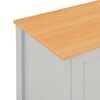 vidaXL TV Cabinet Grey Engineered wood with melamine Standard TV Cabinet
